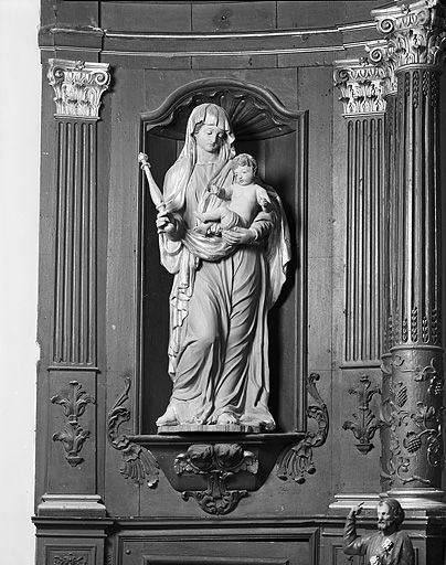Vierge à l'Enfant. © Yves Sancey / Région Bourgogne-Franche-Comté, Inventaire du patrimoine - 1982