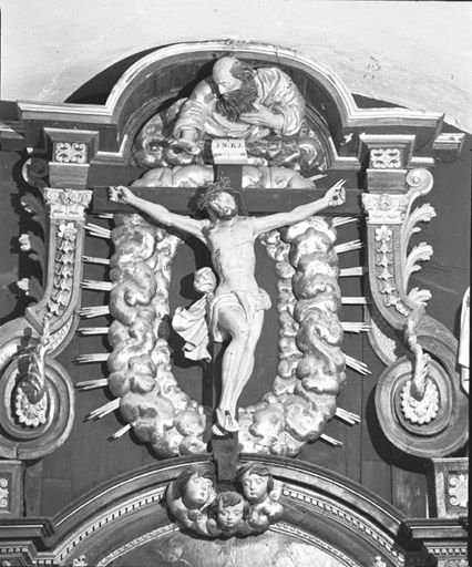 Christ en croix. © Yves Sancey / Région Bourgogne-Franche-Comté, Inventaire du patrimoine - 1982