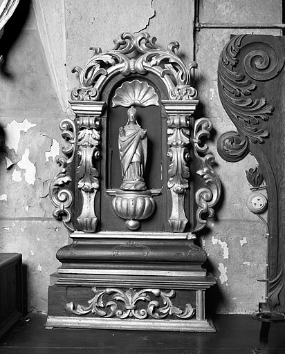 Statuette : saint Claude. © Yves Sancey / Région Bourgogne-Franche-Comté, Inventaire du patrimoine - 1982