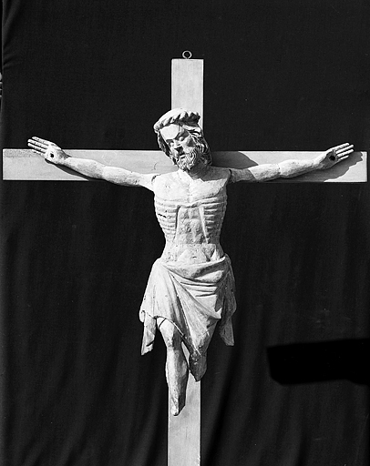 Christ en croix. © Yves Sancey / Région Bourgogne-Franche-Comté, Inventaire du patrimoine - 1982