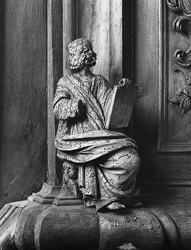 Saint Mathieu. © Yves Sancey / Région Bourgogne-Franche-Comté, Inventaire du patrimoine - 1982