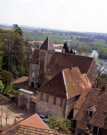 Vue d'ensemble depuis le clocher de l'église. © Yves Sancey / Région Bourgogne-Franche-Comté, Inventaire du patrimoine - 1982