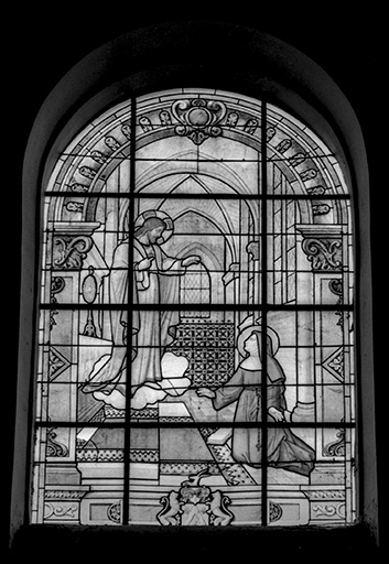 Baie n° 103 : Apparition du Sacré Coeur à Marguerite Marie. © Jean-Luc Ligier / Région Bourgogne-Franche-Comté, Inventaire du patrimoine - 1982