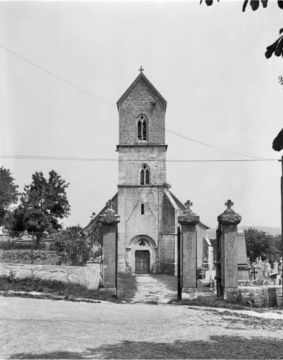 Elévation antérieure. © Yves Sancey / Région Bourgogne-Franche-Comté, Inventaire du patrimoine - 1982