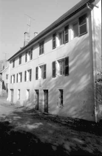 Elévation de l'habitation. © Bernard Lardière / Région Bourgogne-Franche-Comté, Inventaire du patrimoine - 1983