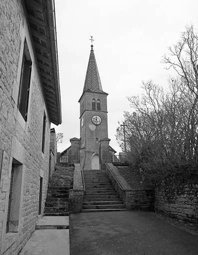 Extérieur : façade antérieure. © Yves Sancey / Région Bourgogne-Franche-Comté, Inventaire du patrimoine - 1983