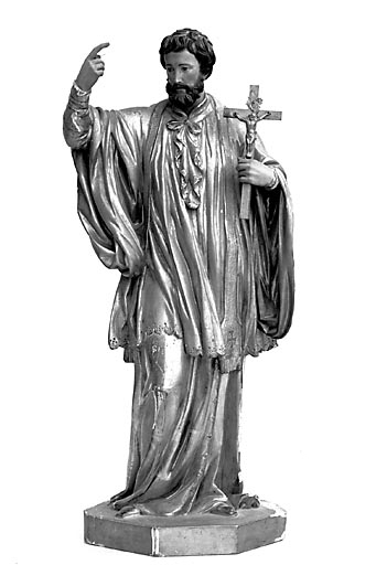 Vue de face de saint François-Xavier. © Yves Sancey / Région Bourgogne-Franche-Comté, Inventaire du patrimoine - 1983