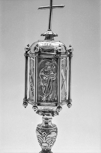 Détail : saint Jacques. © Yves Sancey / Région Bourgogne-Franche-Comté, Inventaire du patrimoine - 1984