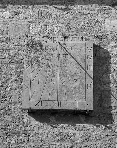 Le cadran solaire. © Yves Sancey / Région Bourgogne-Franche-Comté, Inventaire du patrimoine - 1984