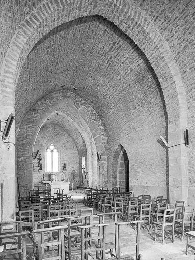 Elévation intérieure droite. © Yves Sancey / Région Bourgogne-Franche-Comté, Inventaire du patrimoine - 1984