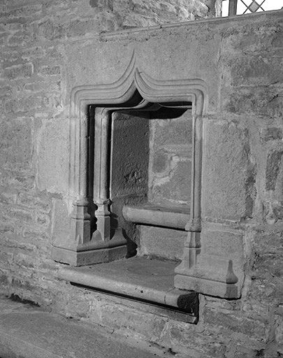Le lavabo du choeur. © Yves Sancey / Région Bourgogne-Franche-Comté, Inventaire du patrimoine - 1984