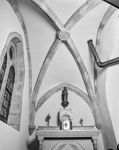 Chapelle gauche. © Yves Sancey / Région Bourgogne-Franche-Comté, Inventaire du patrimoine - 1984