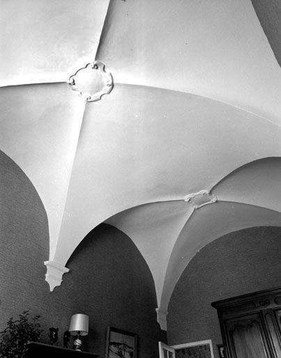 La voûte de la chapelle. © Yves Sancey / Région Bourgogne-Franche-Comté, Inventaire du patrimoine - 1984