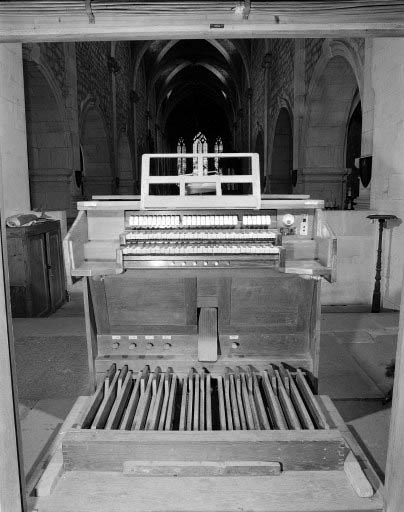 Console vue de face. © Jérôme Mongreville / Région Bourgogne-Franche-Comté, Inventaire du patrimoine - 1985