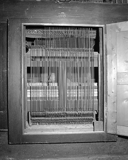 Mécanique : vergettes, vues de face. © Jérôme Mongreville / Région Bourgogne-Franche-Comté, Inventaire du patrimoine - 1985