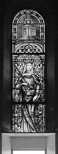 Baie 17 : sainte Catherine. © Yves Sancey / Région Bourgogne-Franche-Comté, Inventaire du patrimoine - 1986