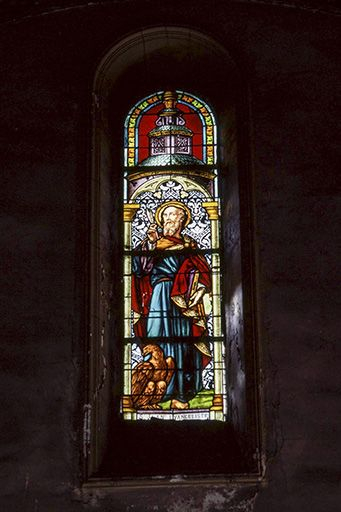 Baie 219 : saint Jean l'Evangéliste. © Yves Sancey / Région Bourgogne-Franche-Comté, Inventaire du patrimoine - 1986