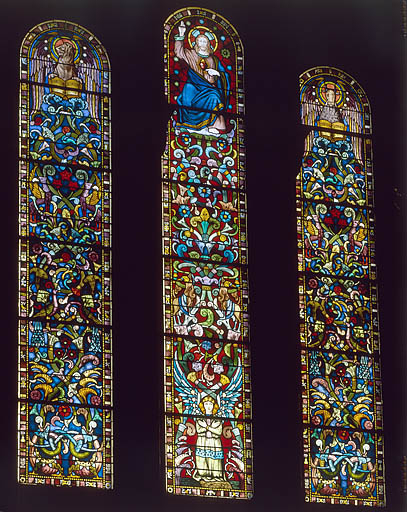 Baie 8 : Sacré Coeur de Jésus. © Yves Sancey / Région Bourgogne-Franche-Comté, Inventaire du patrimoine - 1986