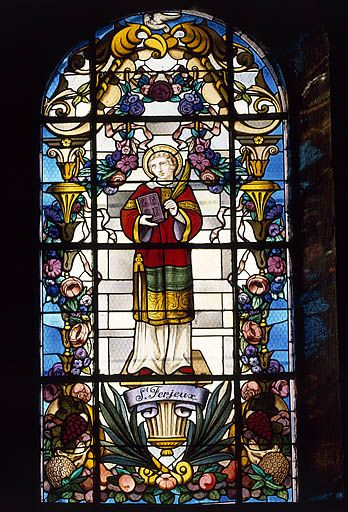 Baie 2 : saint Ferjeux. © Yves Sancey / Région Bourgogne-Franche-Comté, Inventaire du patrimoine - 1986