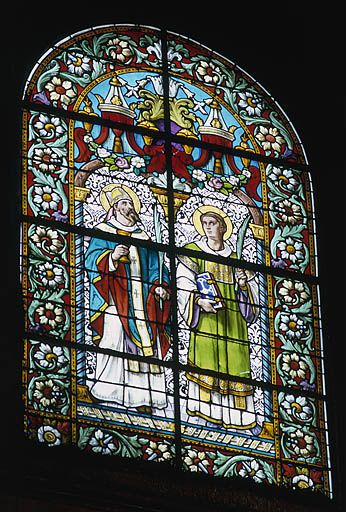 Baie 101 : saint Ferréol et saint Ferjeux. © Yves Sancey / Région Bourgogne-Franche-Comté, Inventaire du patrimoine - 1986