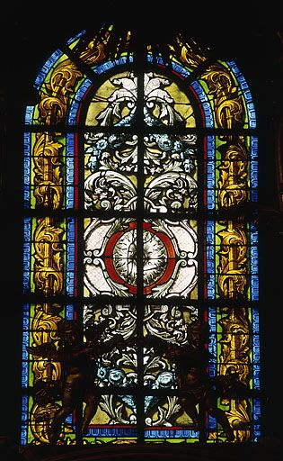 Baie 121 : détail. © Yves Sancey / Région Bourgogne-Franche-Comté, Inventaire du patrimoine - 1986