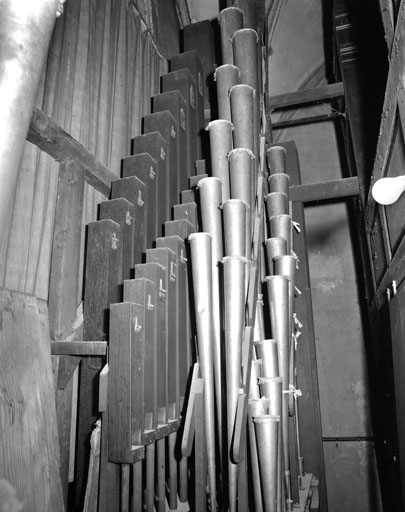 Tuyaux de pédale. © Jérôme Mongreville / Région Bourgogne-Franche-Comté, Inventaire du patrimoine - 1986