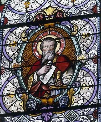 Baie 2 : saint Paul. © Yves Sancey / Région Bourgogne-Franche-Comté, Inventaire du patrimoine - 1986