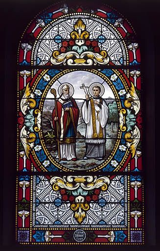 Baie 1 : saint Ferréol et saint Ferjeux. © Yves Sancey / Région Bourgogne-Franche-Comté, Inventaire du patrimoine - 1987