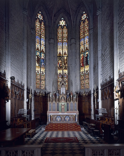 Vue générale du choeur. © Yves Sancey / Région Bourgogne-Franche-Comté, Inventaire du patrimoine - 1987