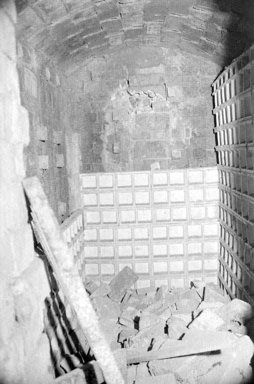 Intérieur du four : le mouflage. © Laurent Poupard / Région Bourgogne-Franche-Comté, Inventaire du patrimoine - 1988