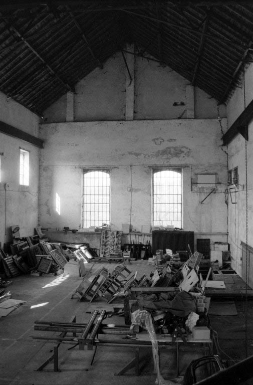 Salle des machines à vapeur (b3) : intérieur (vaisseau). © Laurent Poupard / Région Bourgogne-Franche-Comté, Inventaire du patrimoine - 1988