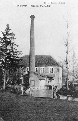 St Loup - Moulin Durand. © Laurent  Poupard (reproduction), Perron / Région Bourgogne-Franche-Comté, Inventaire du patrimoine - 1989