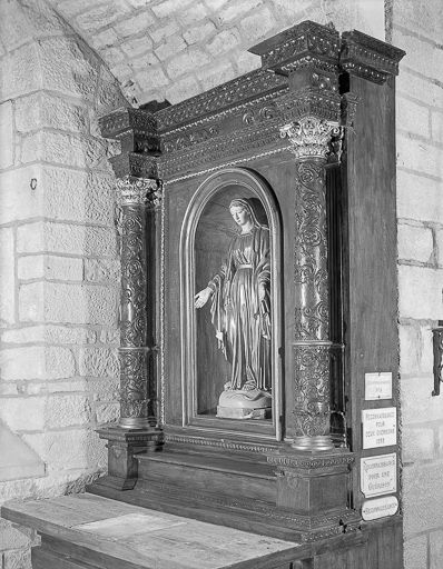 Vue générale du retable. © Jérôme Mongreville / Région Bourgogne-Franche-Comté, Inventaire du patrimoine - 1989