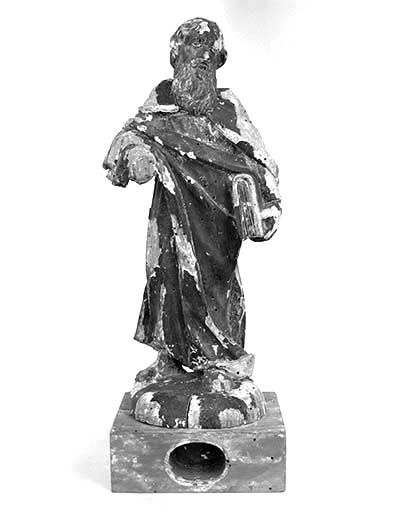 Le saint vu de face. © Jérôme Mongreville / Région Bourgogne-Franche-Comté, Inventaire du patrimoine - 1989