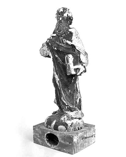 Le saint vu de trois quarts. © Jérôme Mongreville / Région Bourgogne-Franche-Comté, Inventaire du patrimoine - 1989