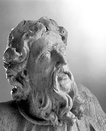 Détail : la tête. © Jérôme Mongreville / Région Bourgogne-Franche-Comté, Inventaire du patrimoine - 1989