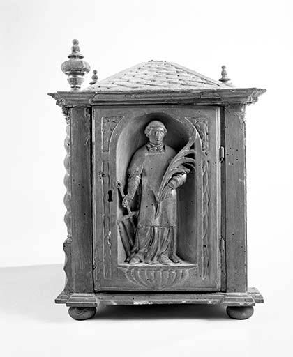 Vue d'une des petites faces : saint Laurent. © Jérôme Mongreville / Région Bourgogne-Franche-Comté, Inventaire du patrimoine - 1989