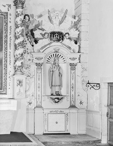 Evêque : saint Léger ? © Jérôme Mongreville / Région Bourgogne-Franche-Comté, Inventaire du patrimoine - 1989