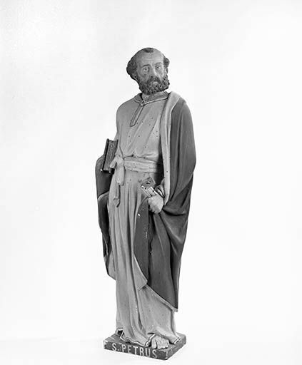 Saint Pierre, vue de face. © Jérôme Mongreville / Région Bourgogne-Franche-Comté, Inventaire du patrimoine - 1989