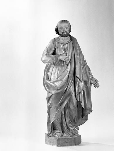 Saint Paul : vue de face. © Jérôme Mongreville / Région Bourgogne-Franche-Comté, Inventaire du patrimoine - 1989