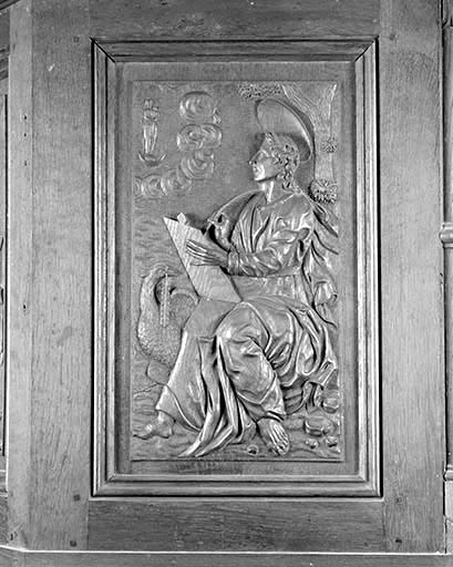 Quatrième panneau : saint Jean. © Jérôme Mongreville / Région Bourgogne-Franche-Comté, Inventaire du patrimoine - 1989