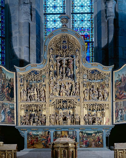 Vue d'ensemble des 6 hauts- reliefs. © Jérôme Mongreville / Région Bourgogne-Franche-Comté, Inventaire du patrimoine - 1990