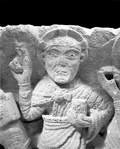 Détail : buste du Christ. © Jérôme Mongreville / Région Bourgogne-Franche-Comté, Inventaire du patrimoine - 1990