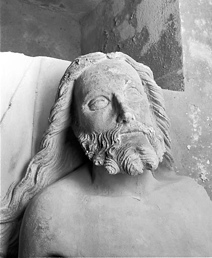 Buste du Christ, de face. © Jérôme Mongreville / Région Bourgogne-Franche-Comté, Inventaire du patrimoine - 1990