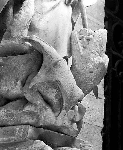 Détail : l'avant train du Démon. © Jérôme Mongreville / Région Bourgogne-Franche-Comté, Inventaire du patrimoine - 1990