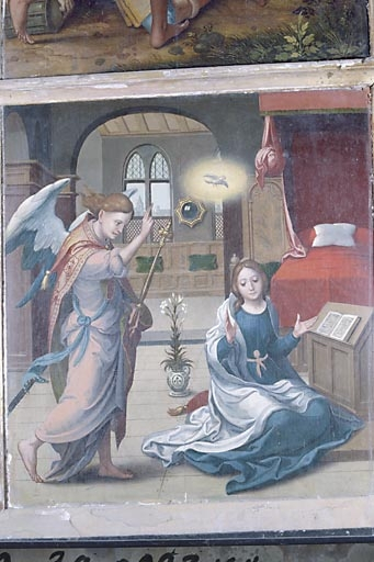 Annonciation. © Jérôme Mongreville / Région Bourgogne-Franche-Comté, Inventaire du patrimoine - 1990