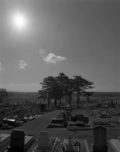 Vue d'ensemble du cimetière. © Yves Sancey / Région Bourgogne-Franche-Comté, Inventaire du patrimoine, 1990 - 1990