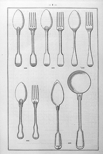 Couverts fabriqués à l'usine. © Jérôme Mongreville / Région Bourgogne-Franche-Comté, Inventaire du patrimoine - 1991 Couverts fabriqués à l'usine. © Jérôme Mongreville / Région Bourgogne-Franche-Comté, Inventaire du patrimoine - 1991