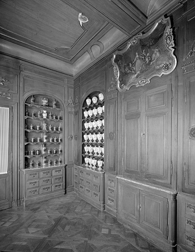 Vue du mur de gauche. © Jérôme Mongreville / Région Bourgogne-Franche-Comté, Inventaire du patrimoine - 1991