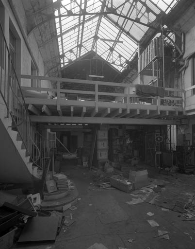 Rez-de-chaussée de la cour couverte. © Jérôme Mongreville / Région Bourgogne-Franche-Comté, Inventaire du patrimoine - 1991